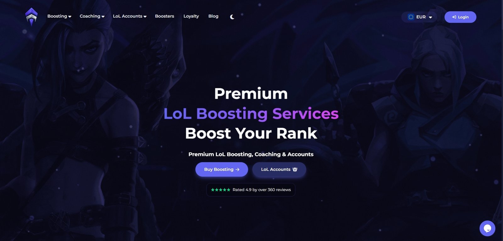 Lolboost.gg – Projektbild